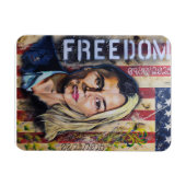 The Cost of Freedom - American Patriot Artwork Magneet (Horizontaal)