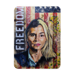 The Cost of Freedom - American Patriot Artwork Magneet
