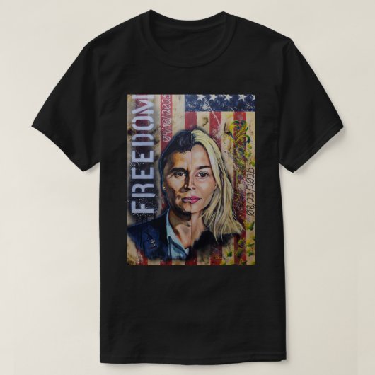 The Cost of Freedom - American Patriot Artwork T-shirt (Design voorkant)