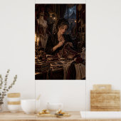 The Costume Keeper | Gothic Circus Fine Art Poster (Keuken)