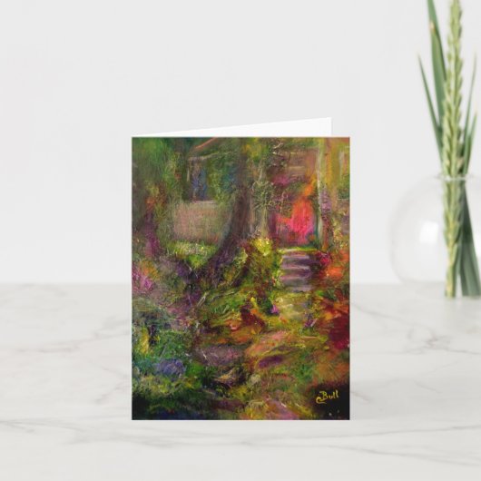 "The Cottage" Art Notecard Kaart (Voorkant)