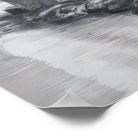 The Cottage on the River Poster (Hoek)