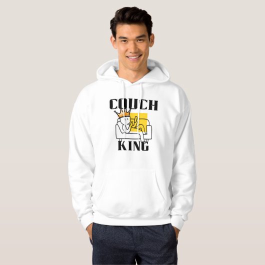 The Couch King Hoodie (Voorkant volledig)