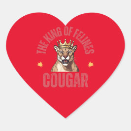 the cougar with a crown hart sticker
