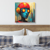 The Counterfeit Man-4 Canvas Afdruk (Insitu (Slaapkamer))