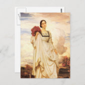The Countess Brownlow, Frederic Leighton Briefkaart (Voorkant / Achterkant)