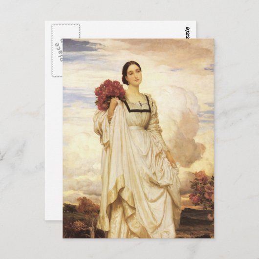 The Countess Brownlow, Frederic Leighton Briefkaart (Voorkant / Achterkant)