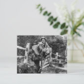 The Country Stile ~  1859 Daguerre Foto Briefkaart (Staand voorkant)