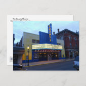 The County Theater Doylestown Pennsylvania Briefkaart (Voorkant / Achterkant)