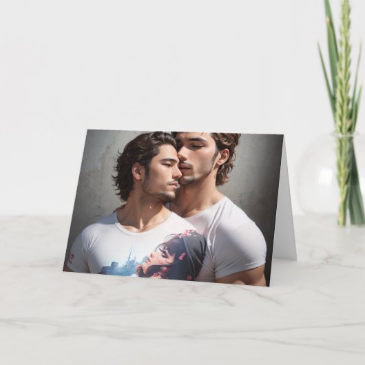 The Couple Gay Greetings Card Kaart (Voorkant)