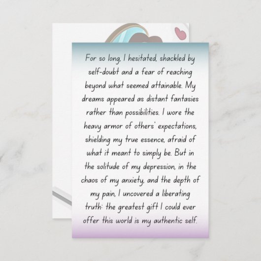 The Courage to Be (Voorkant / Achterkant)