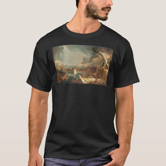 The Course of Empire Destruction (1836) - Thomas C T-shirt (Voorkant)
