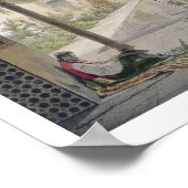 The Court of the Alberca in the Alhambra, Granada, Poster (Hoek)