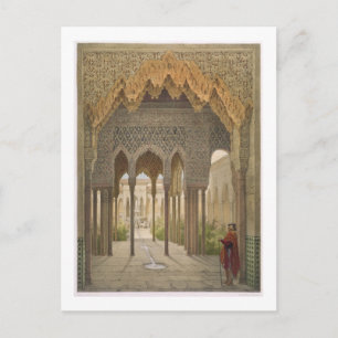 The Court of the Lions, the Alhambra, Granada, 185 Briefkaart