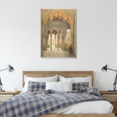The Court of the Lions, the Alhambra, Granada, 185 Canvas Afdruk (Insitu (Slaapkamer))