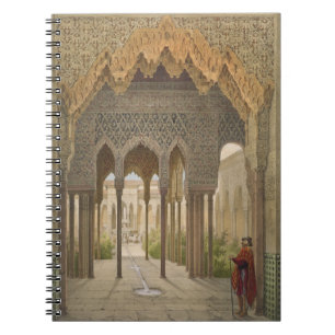 The Court of the Lions, the Alhambra, Granada, 185 Notitieboek