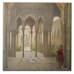 The Court of the Lions, the Alhambra, Granada, 185 Tegeltje