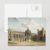 The Court of Trinity College, Cambridge, uit 'The Briefkaart (Voorkant / Achterkant)