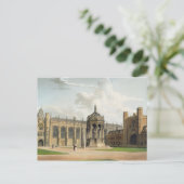 The Court of Trinity College, Cambridge, uit 'The Briefkaart (Staand voorkant)