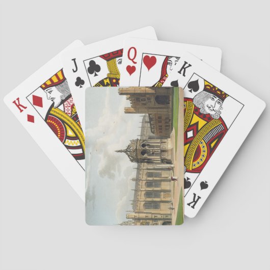 The Court of Trinity College, Cambridge, uit 'The Pokerkaarten (Achterkant)