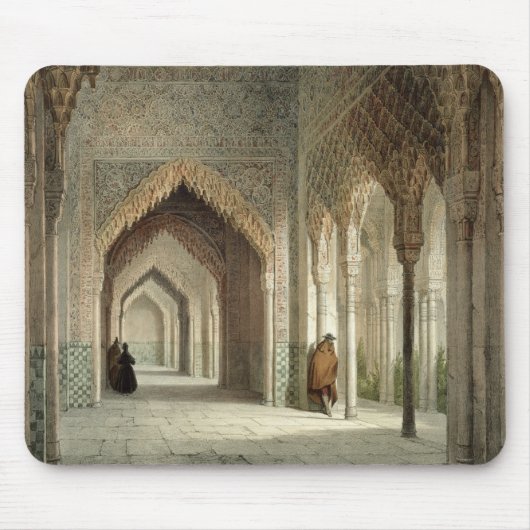 The Court Room of the Alhambra, Granada, 1853 (aan Muismat (Voorkant)
