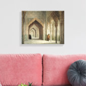 The Court Room of the Alhambra, Granada, 1853 (lit Canvas Afdruk (Insitu (Woonkamer))