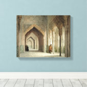 The Court Room of the Alhambra, Granada, 1853 (lit Canvas Afdruk (Insitu (Houten vloer))