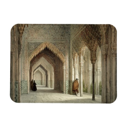 The Court Room of the Alhambra, Granada, 1853 (lit Magneet (Horizontaal)