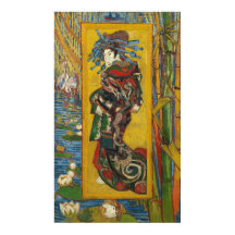 The Courtesan after Eisen by Van Gogh 1887