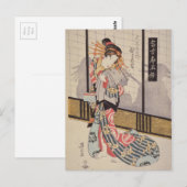 The Courtesan Hitomoto of the Daimonjiya House Briefkaart (Voorkant / Achterkant)