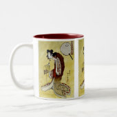 The Courtesan Manju-dayu Tweekleurige Koffiemok (Links)