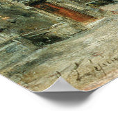 The Courtyard of the Museum of Cluny, c.1878-80 Poster (Hoek)