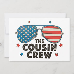 The Cousin Crew 250ste verjaardag 4 juli Kaart