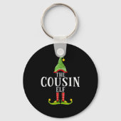 The Cousin Elf Funny Matching Pajama Xmas Sleutelhanger (Voorkant)