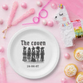 the coven bachelorette party papieren bordje (Feest)