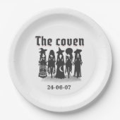 the coven bachelorette party papieren bordje (Voorkant)