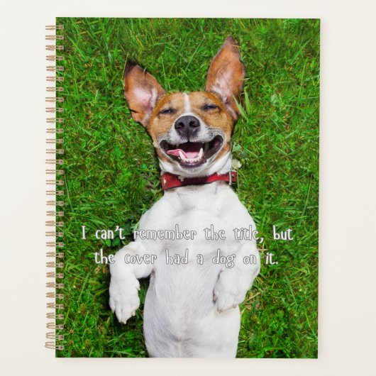 The Cover Had a Dog on It Planner (Voorkant)