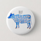 The Cow Ronde Button 5,7 Cm (Voorkant)