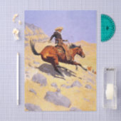 The Cowboy by Frederic Remington Tissuepapier (Craft)