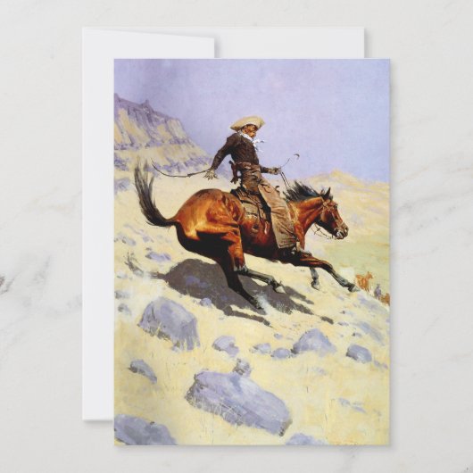The Cowboy van Remington,  cavalerie (Voorkant)