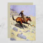 The Cowboy van Remington,  cavalerie (Voorkant / Achterkant)