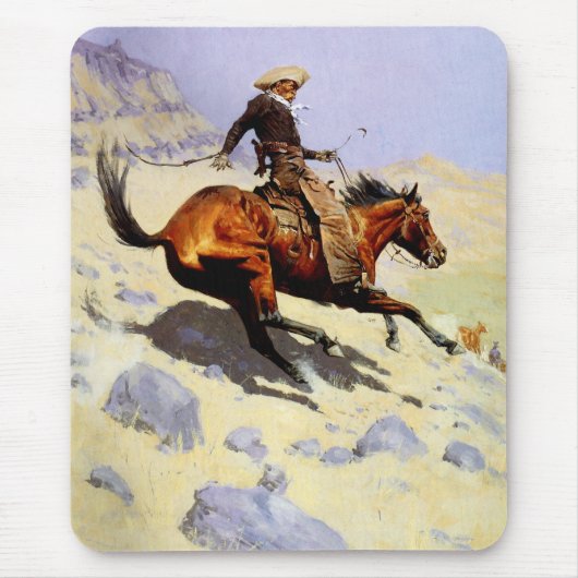 The Cowboy van Remington,  cavalerie Muismat (Voorkant)