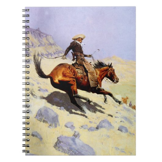 The Cowboy van Remington,  cavalerie Notitieboek (Voorkant)