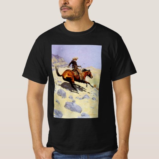 The Cowboy van Remington,  cavalerie T-shirt (Voorkant)