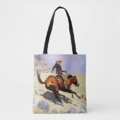 The Cowboy van Remington,  cavalerie Tote Bag (Voorkant)