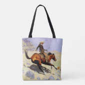 The Cowboy van Remington, cavalerie Tote Bag (Achterkant)
