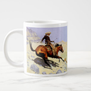 The Cowboy van Remington, Vintage Cavalry Military Grote Koffiekop
