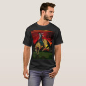 "The Cowboys" Kleurprint. T-shirt (Voorkant volledig)