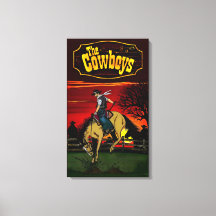 "The Cowboys" uitgerekt canvas.