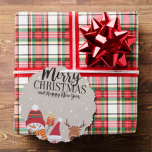 The Cozy Critters gepersonaliseerd vakantie Label